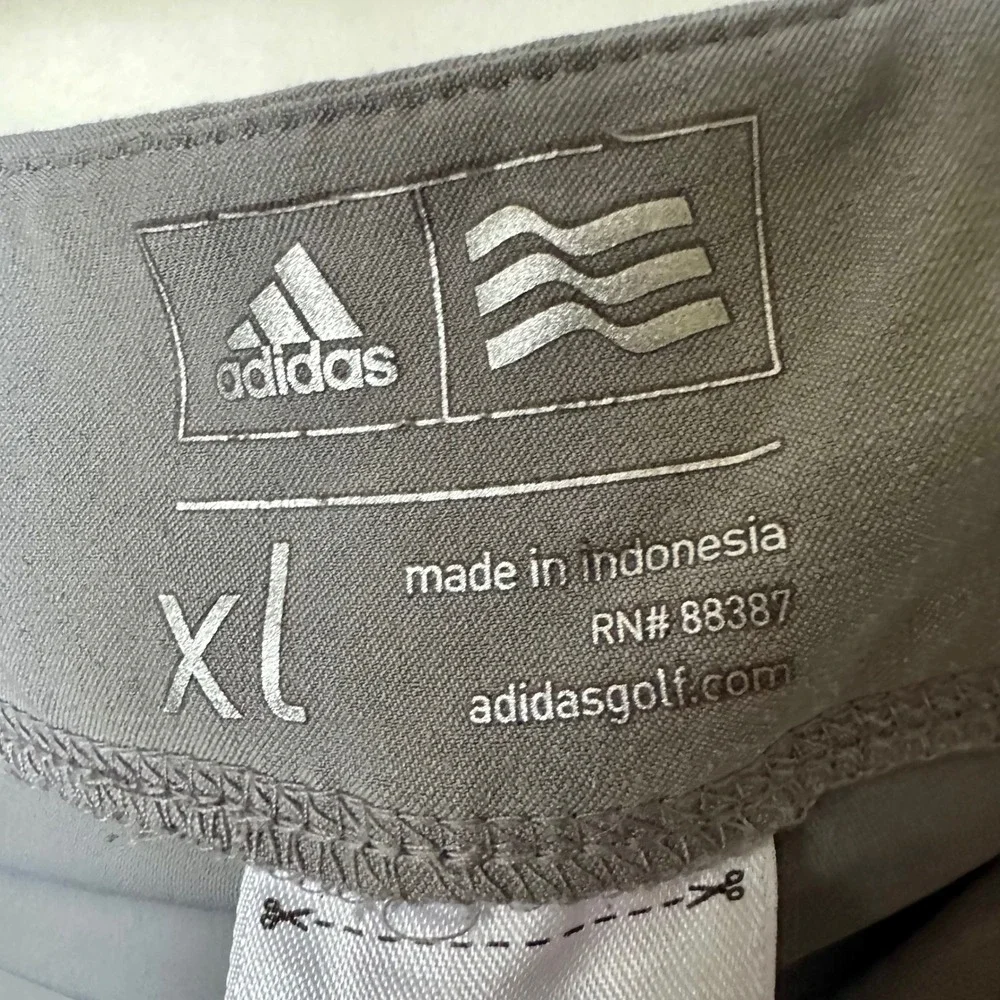 Adidas Gray Performance Golf Skort Athletic Skirt Size XL Pockets